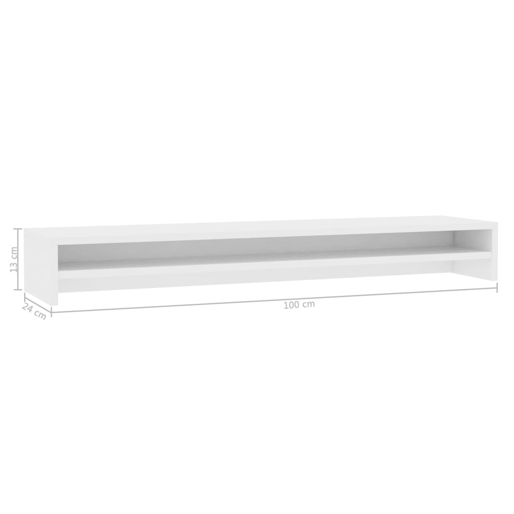 Monitor Stand 100X24X13 Cm Engineered Wood
