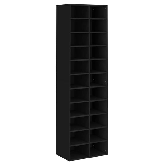 Shoe Cabinet 54X34X183 Cm Engineered Wood