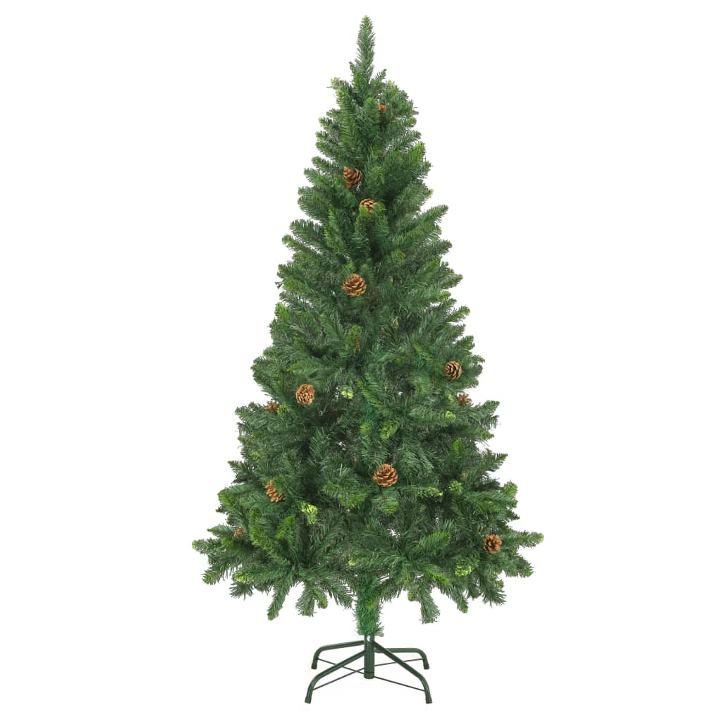 Artificial Christmas Tree With Pine Cones 150 Cm