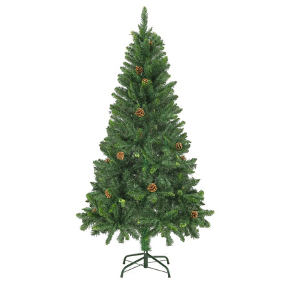 Artificial Christmas Tree With Pine Cones 150 Cm