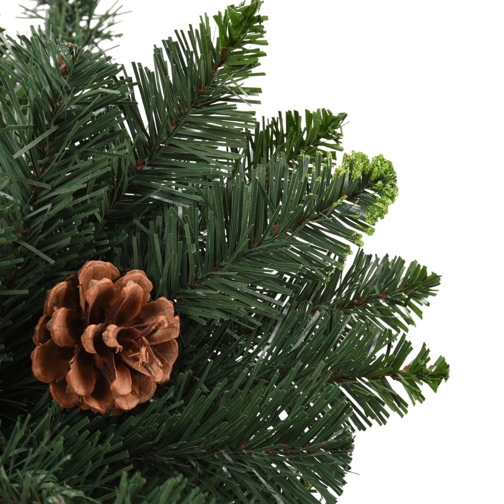 Artificial Christmas Tree With Pine Cones 150 Cm