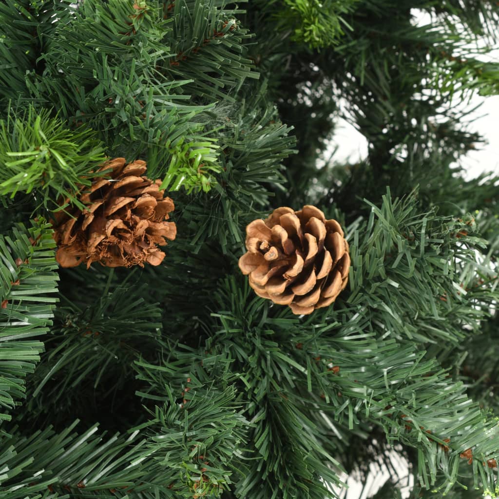Artificial Christmas Tree With Pine Cones 150 Cm