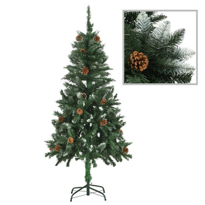 Artificial Christmas Tree With Pine Cones 150 Cm