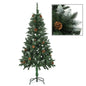 Artificial Christmas Tree With Pine Cones 150 Cm