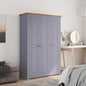 3-Door Wardrobe Pine Panama Range