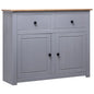 Sideboard 93X40X80 Cm Solid Pinewood Panama Range