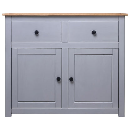 Sideboard 93X40X80 Cm Solid Pinewood Panama Range