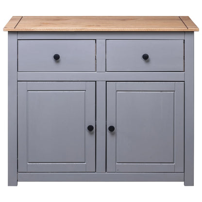 Sideboard 93X40X80 Cm Solid Pinewood Panama Range
