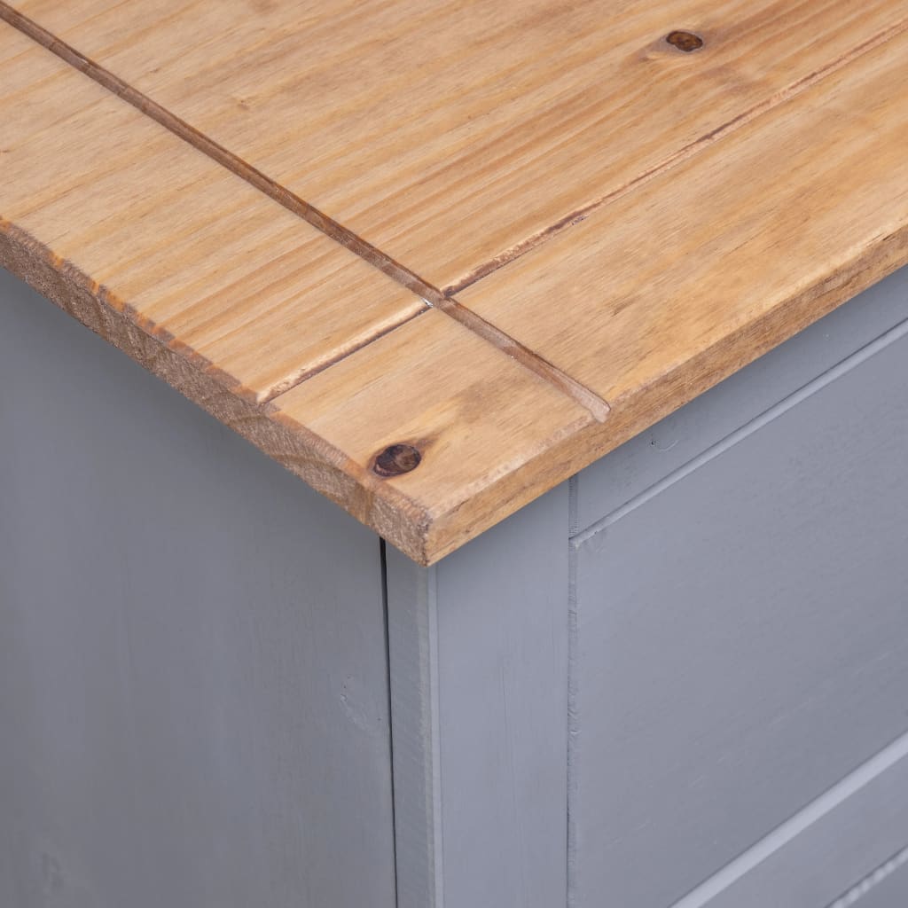 Sideboard 93X40X80 Cm Solid Pinewood Panama Range