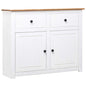 Sideboard 93X40X80 Cm Solid Pinewood Panama Range