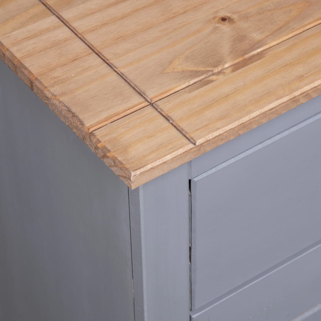 Sideboard 135X40X80 Cm Solid Pinewood Panama Range