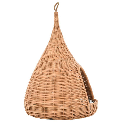 Cat House With Cushion 40X60 Cm Willow Teepee