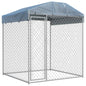 Outdoor Dog Kennel With Canopy Top