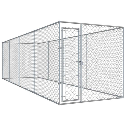 Outdoor Dog Kennel With Canopy Top