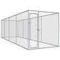 Outdoor Dog Kennel With Canopy Top