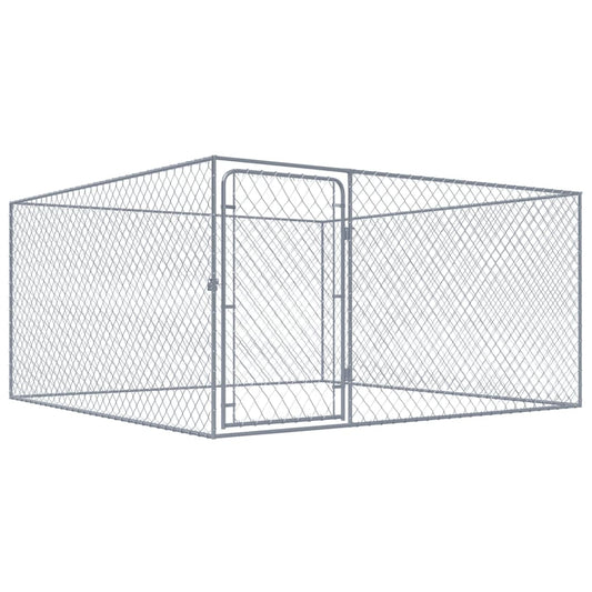 Outdoor Dog Kennel Galvanised Steel