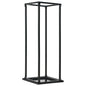 Firewood Rack Black Steel