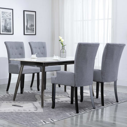 Dining Chair With Armrests Fabric
