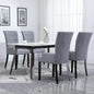 Dining Chair With Armrests Fabric