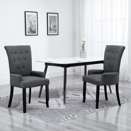 Dining Chair With Armrests Fabric