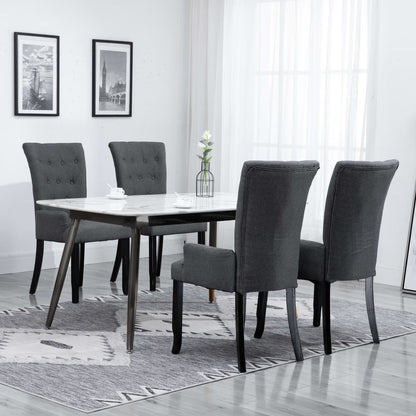 Dining Chair With Armrests Fabric