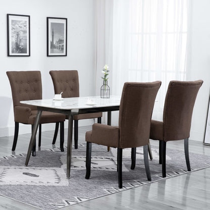 Dining Chair With Armrests Fabric