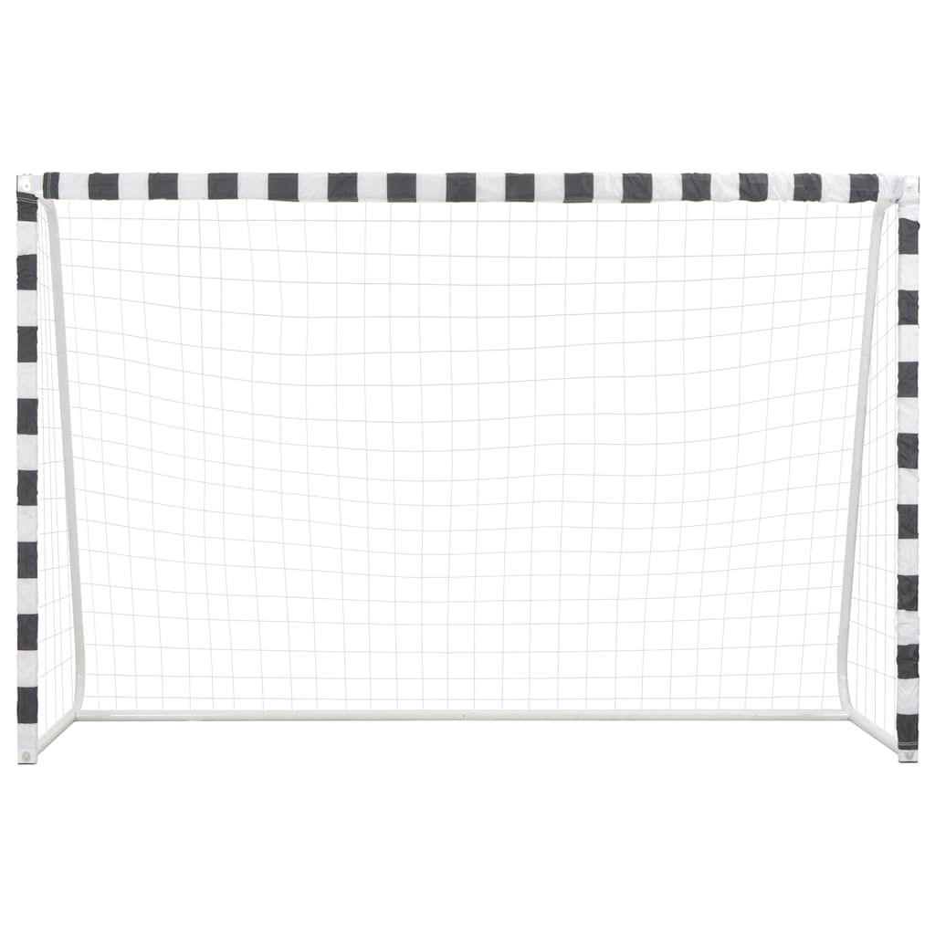 Soccer Goal Metal Black And White