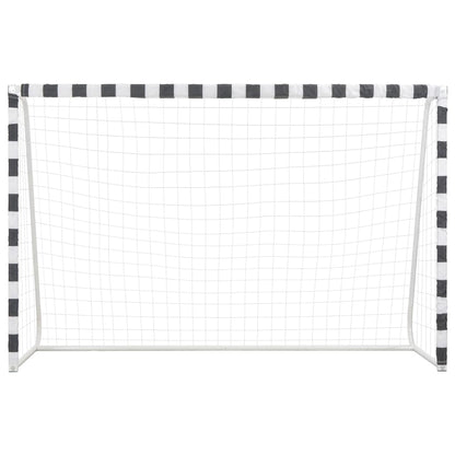 Soccer Goal Metal Black And White