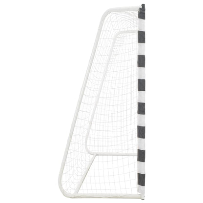 Soccer Goal Metal Black And White