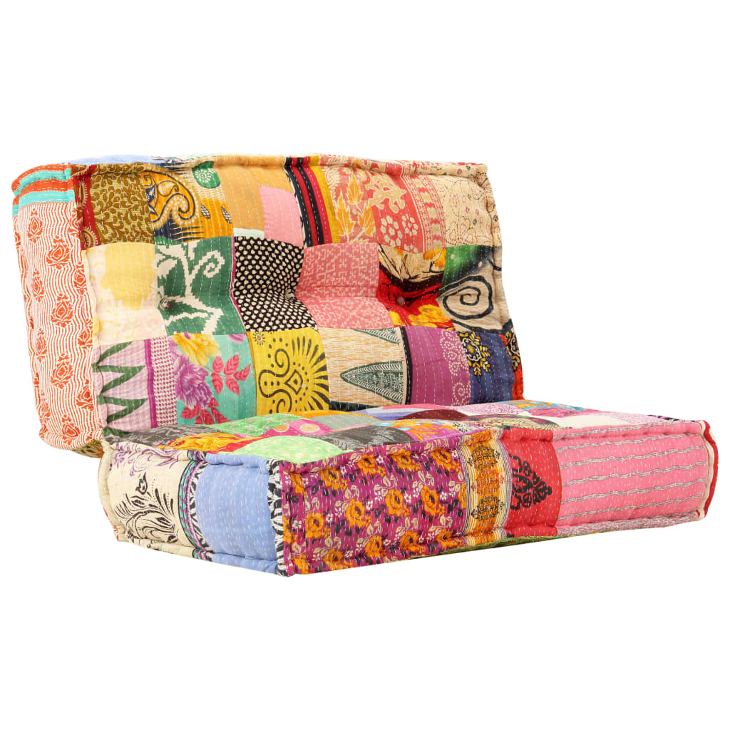 3-Seater Modular Pouffe Fabric