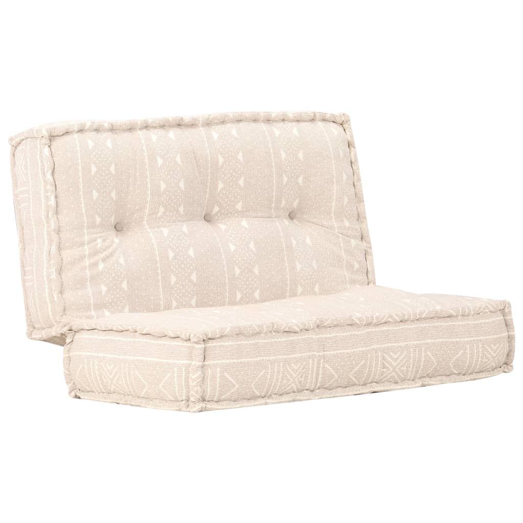 3-Seater Modular Pouffe Fabric