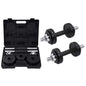 18 Piece Dumbbell Set Cast Iron