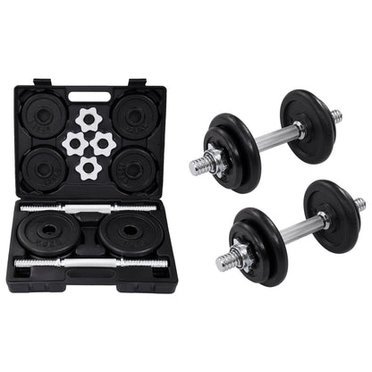 18 Piece Dumbbell Set Cast Iron