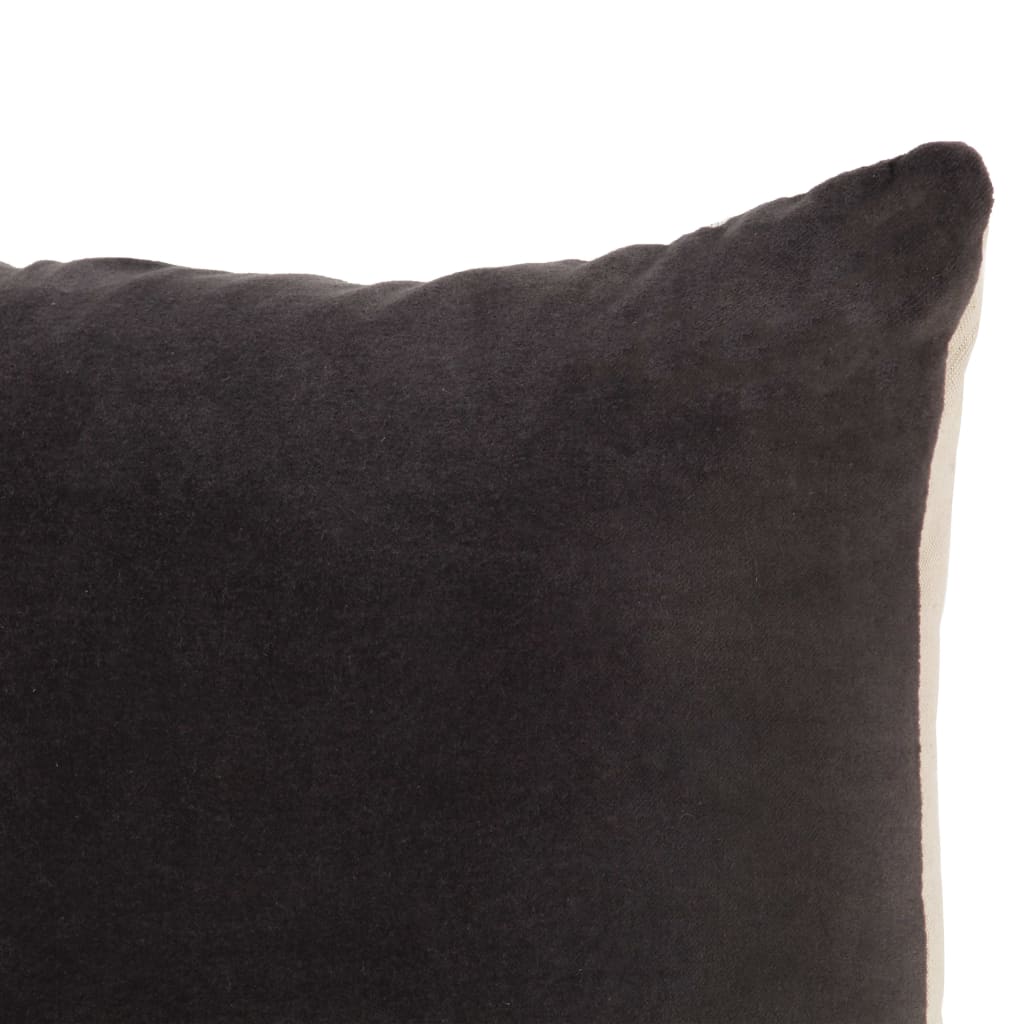 Cushions Cotton Velvet 2 Pcs 45X45 Cm