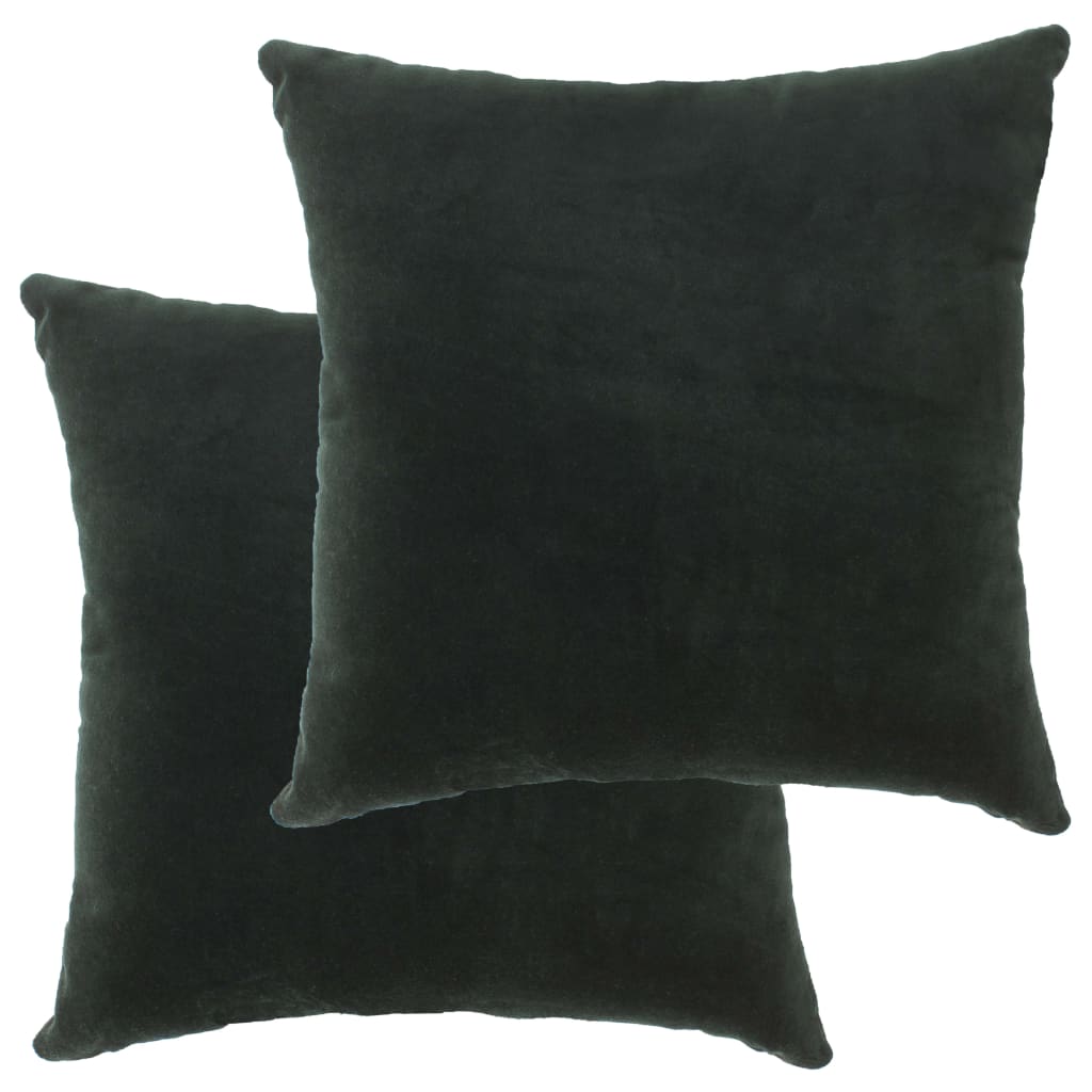 Cushions Cotton Velvet 2 Pcs 45X45 Cm