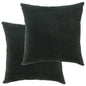 Cushions Cotton Velvet 2 Pcs 45X45 Cm
