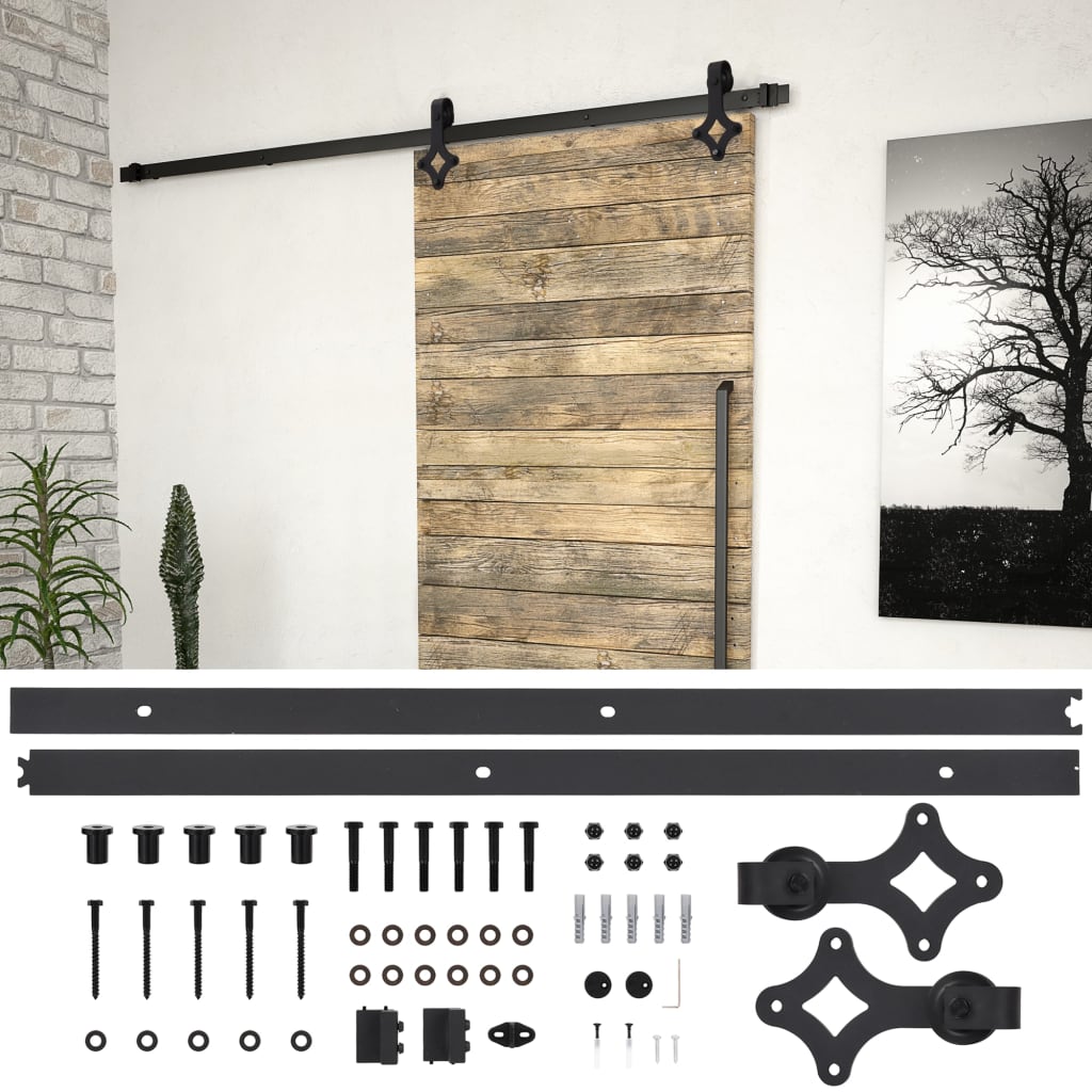 Sliding Door Skien Hardware Kit Steel