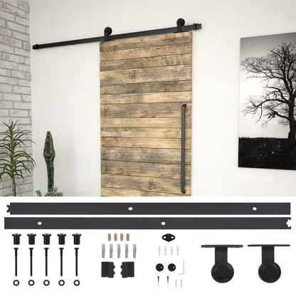 Sliding Door Hardware Kits 2 Pcs Steel