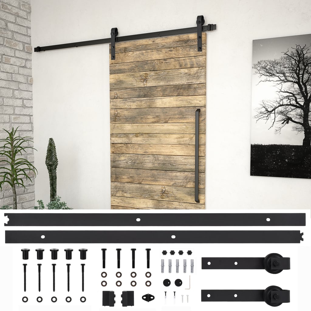 Sliding Door Skien Hardware Kit Steel