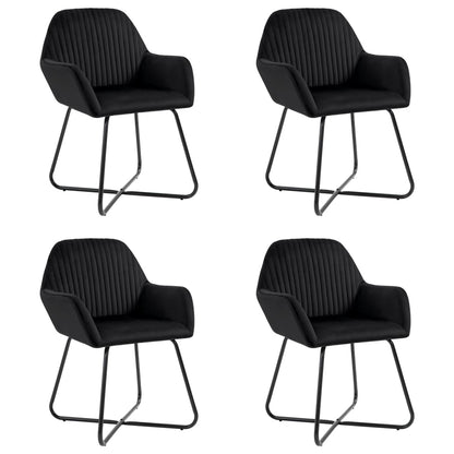 Dining Chairs 4 Pcs Velvet