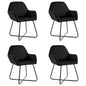 Dining Chairs 4 Pcs Velvet