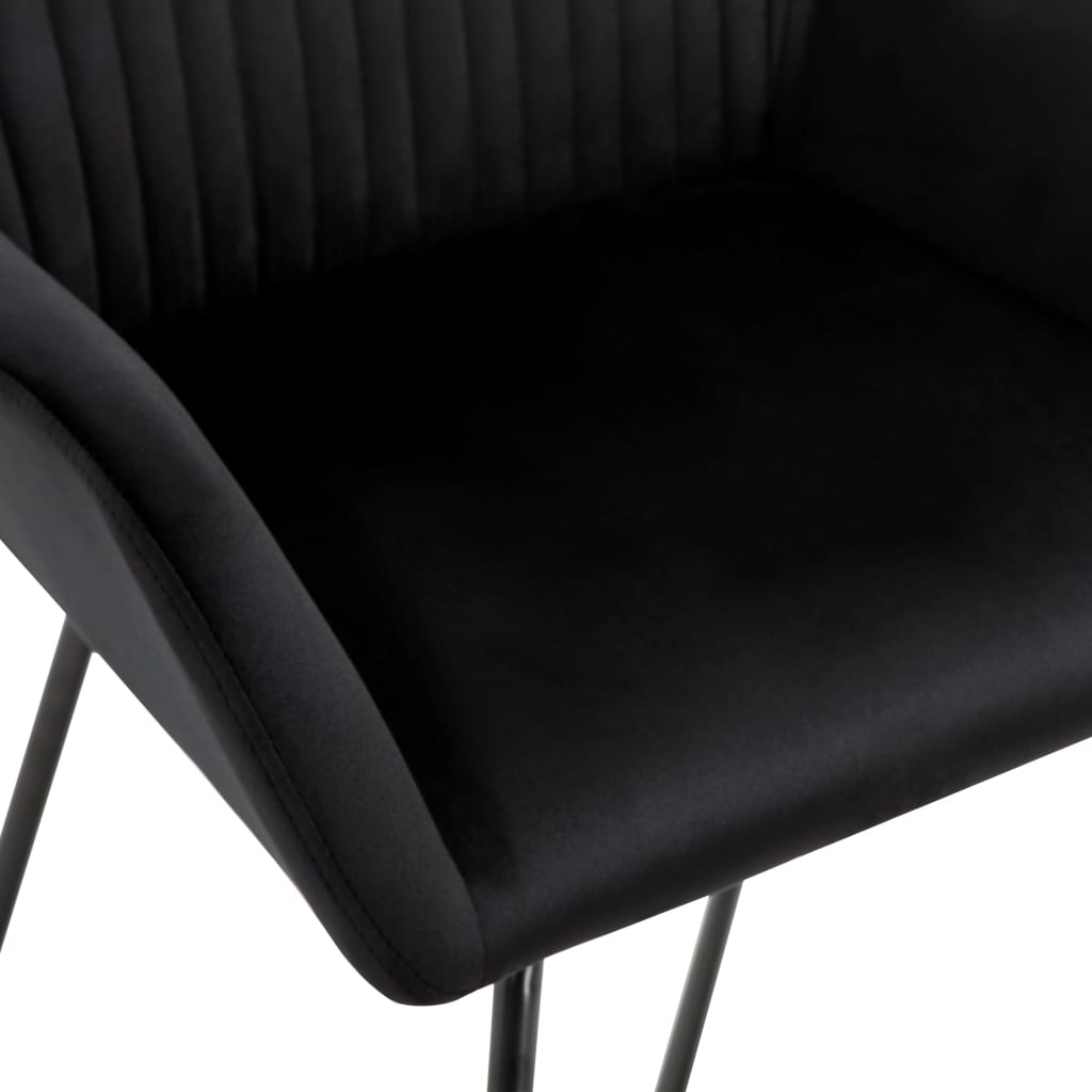 Dining Chairs 4 Pcs Velvet
