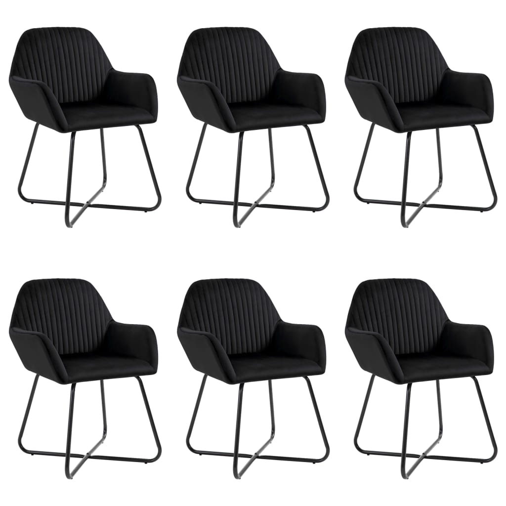 Dining Chairs 4 Pcs Velvet
