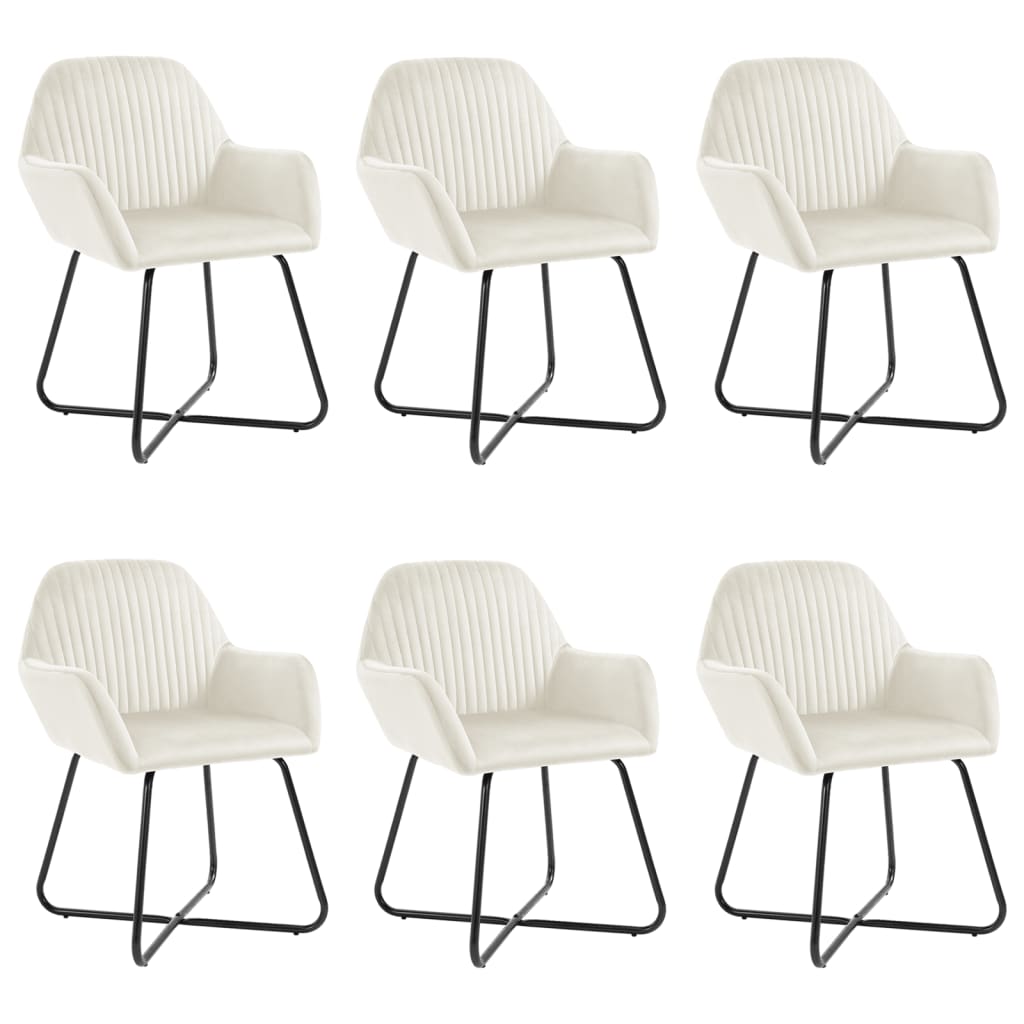 Dining Chairs 4 Pcs Velvet
