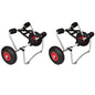 Kayak Trolleys 2 Pcs Aluminium