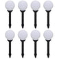 Outdoor Pathway Lamps 8 Pcs Led With Ground Spike