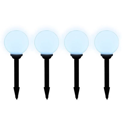 Outdoor Pathway Lamps 8 Pcs Led With Ground Spike