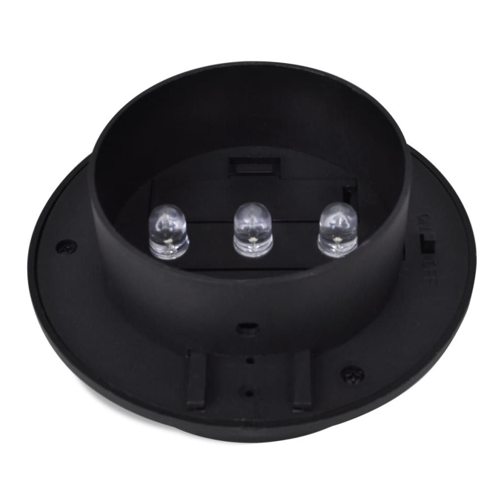 Outdoor Solar Fence Lamps 12 Pcs Led