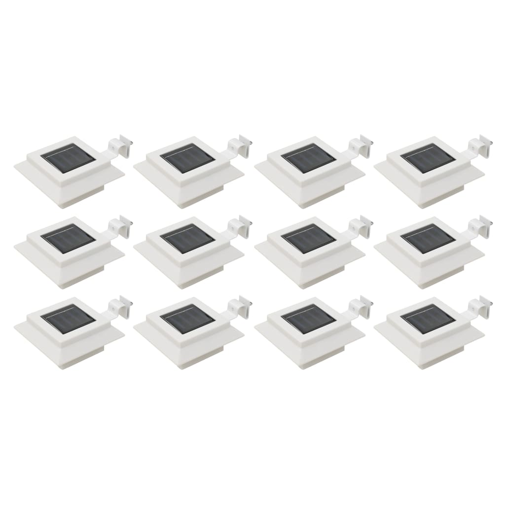 Outdoor Solar Lamps 6 Pcs Led Square 12 Cm