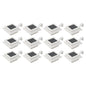 Outdoor Solar Lamps 6 Pcs Led Square 12 Cm